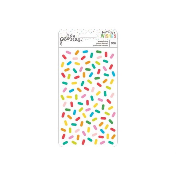Happy Hooray Enamel Stickers-Sprinkles