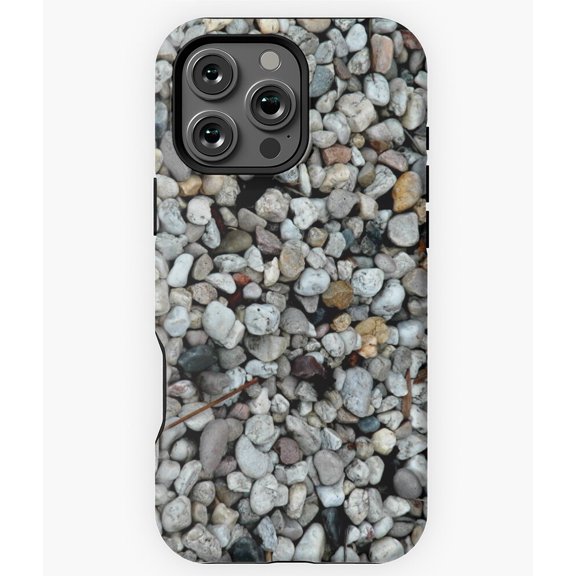 Pebbles Stone Pattern Design Phone Case for iPhone 16 15 14 13 12 11 Pro Max