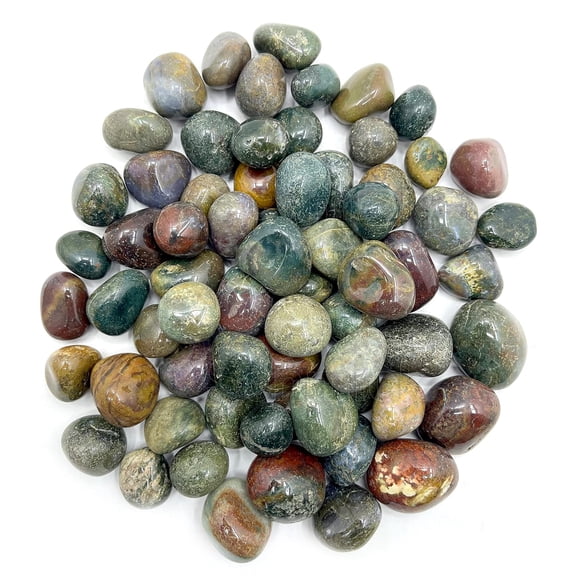 Pebbles Stones for Plants Pots, Decoration, Garden,Fountain,Home and Table Decor (1 Kg Fancy Pebbles)