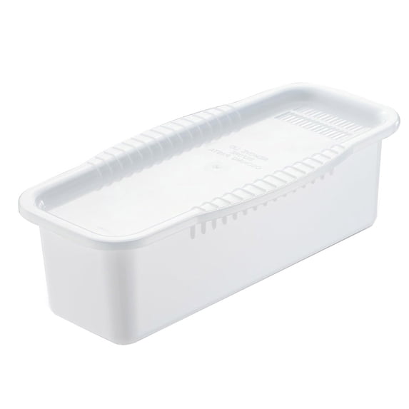 Pebbuoy 1.3L Microwave Pasta Cooker with Strainer Lid Food Grade High Temperature Resistant Quickly And Easily Noodle Cooking Box Measuring Rings Microwave Safe Spaghetti Cooker