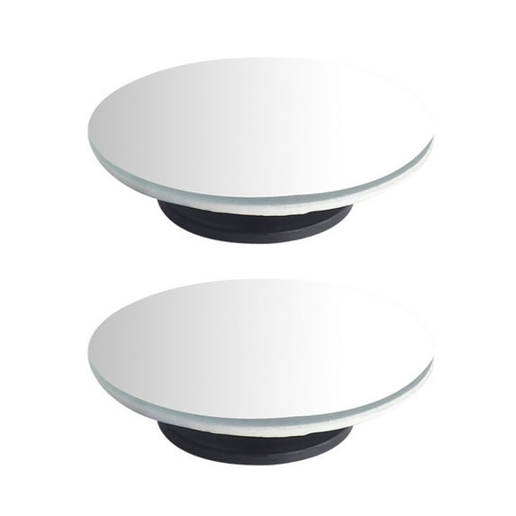 Pebbuoy 1 Pair Car Blind Spot Rearview Mirrors Frameless Convex Side Mirrors Wide Angle Rear View Car Mirrors Accessories