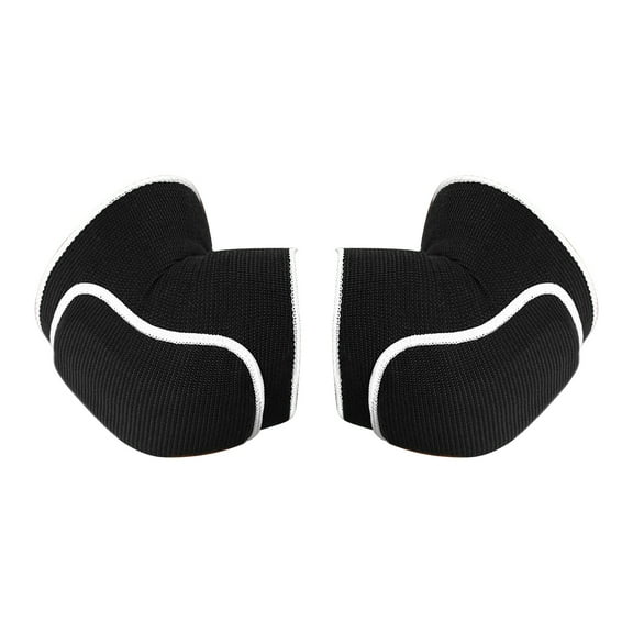 Pebbuoy 1 Pair Elbow Pads Soft Elastic Breathable Fabric Joint Pain Relief Compression Arm Sleeve Wrap Padded Soft Support Cushion