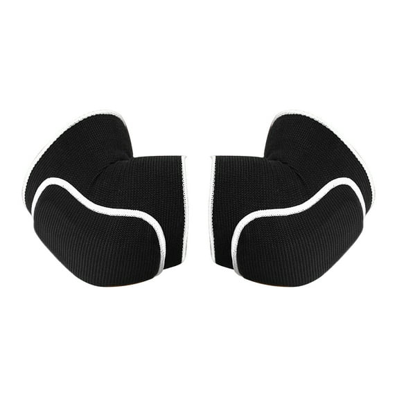Pebbuoy 1 Pair Elbow Pads Soft Elastic Breathable Fabric Joint Pain Relief Compression Arm Sleeve Wrap Padded Soft Support Cushion