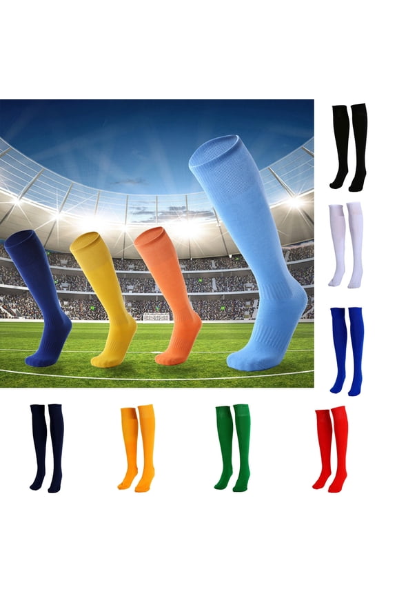 1 Pair Long Socks Anti-slide Spandex Anti-slide Knee Socks for Sports