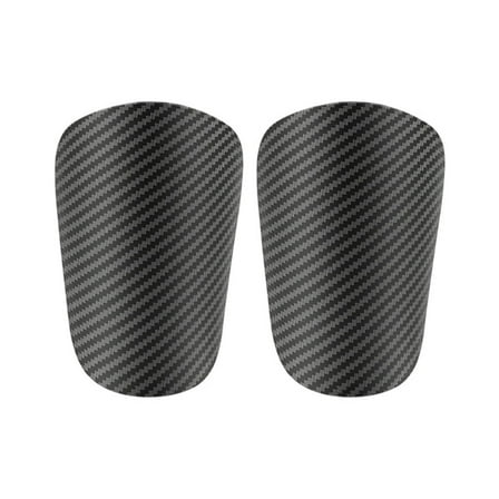Pebbuoy 1 Pair Mini Soccer Shin Guards Anti-slip Kids Teens Adults Soccer Players Miniature Shin Pads Protectors Football Games Protective Equipment