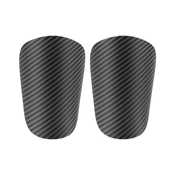 Pebbuoy 1 Pair Mini Soccer Shin Guards Anti-slip Kids Teens Adults Soccer Players Miniature Shin Pads Protectors Football Games Protective Equipment