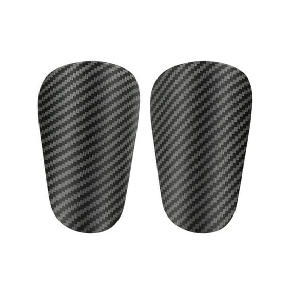 Pebbuoy 1 Pair Mini Soccer Shin Guards Anti-slip Kids Teens Adults Soccer Players Miniature Shin Pads Protectors Football Games Protective Equipment