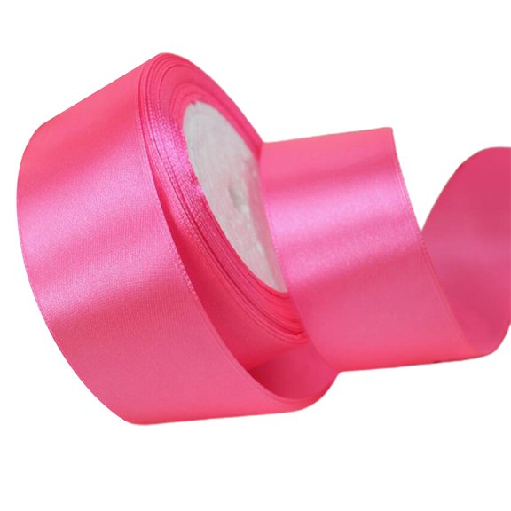 Pebbuoy 1 Roll 22m 4cm Wide Satin Wedding Ribbon Roll Gift Wrapping Bouquets Bow Making Decoration Home Decor