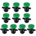 thumbnail image 1 of Pebbuoy 10Pcs 360 Degree Automatic Rotating Sprinkler Heads Garden Irrigation Nozzle Easy to Use Micro Spray Irrigation Tool, 1 of 7