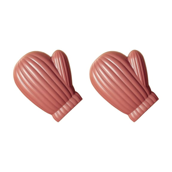 Pebbuoy 2 Pcs Chip Clips Mini Glove Shaped Food Tongs Airtight Seal Grip Chip Bag Clips for Food Storage Odorless Food Bag Clips for Bread Snack Bags