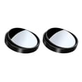 thumbnail image 1 of Pebbuoy 2Pcs Car Blind Spot Rearview Mirror Wide-Angle Lens Design 360-Degree Adjustable Frameless Convex Side Auxiliary Mirror Auto Parts, 1 of 7