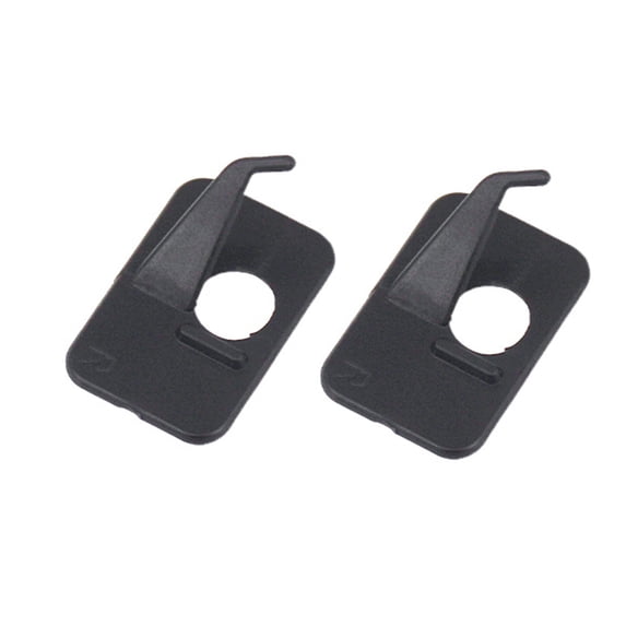 Pebbuoy 2Pcs Plastic Arrow Rest Black Recurve Bow Arrow Holder Self-Adhesive Back Hunting Shoot Targeting Accessory