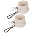 thumbnail image 1 of Pebbuoy 2Pcs/Set Flag Pole Clips 360-degree Rotating Flagpole Rings Wind-resistant Flagpole Buckle Tangle-Free Swivel Weatherproof Flagpole Buckles for 2X3 3X5 4X6 Flags, 1 of 7