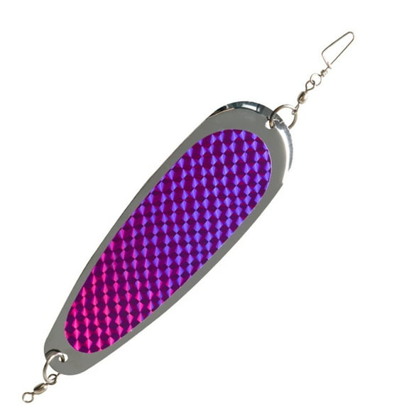 Pebbuoy 31g/14CM Fishing Spinner Blade Spoon Bait Offshore Trolling Reflective Metal Spoon Lure Bass Walleye Trout Spin Flasher Lure Fishing Rigs Accessories