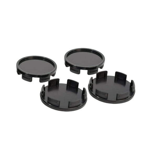 Pebbuoy 4 Pcs Hubcaps 58mm Outer Diameter 56mm Inner Diameter Car Wheel Center Hub Caps Easy Install Universal Tire Rim Cap Covers