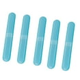 thumbnail image 1 of Pebbuoy 5Pcs Toothbrush Cases Toothbrush Holder,Portable Toothbrush Container Plastic Toothbrush Carrier Cover Case,Toothbrush Protector for Traveling Bathroom School Camping, 1 of 10