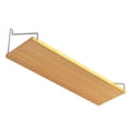 thumbnail image 1 of Pebbuoy Bathroom Wall Storage Rack Two-way Installation Punch-free Great Load Bearing Floating Book Shelf Living Room Ornament Perfume Display Stand Kitchen Spice Organizer, 1 of 7