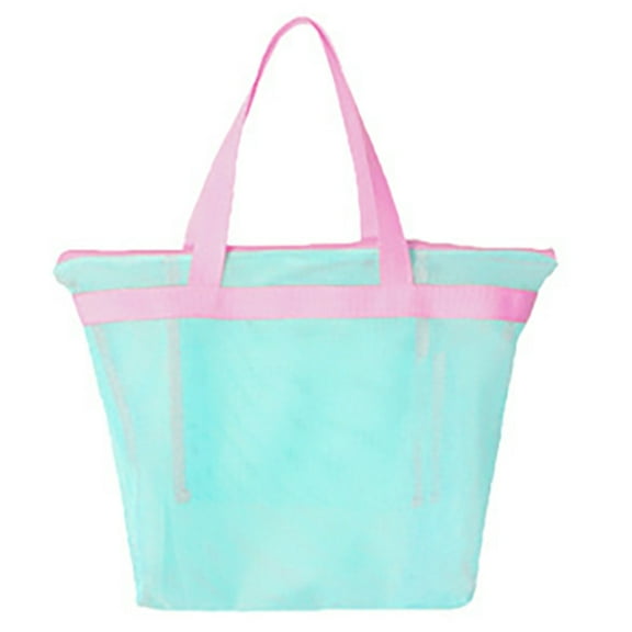 Pebbuoy Beach Bag Hollow Mesh Drainage Large Capacity Quick Dry Portable Dorm Shower Caddy Bathroom Shampoo Body Wash Baby Toys Stoarge Shower Bag Travel Toiletry Bag