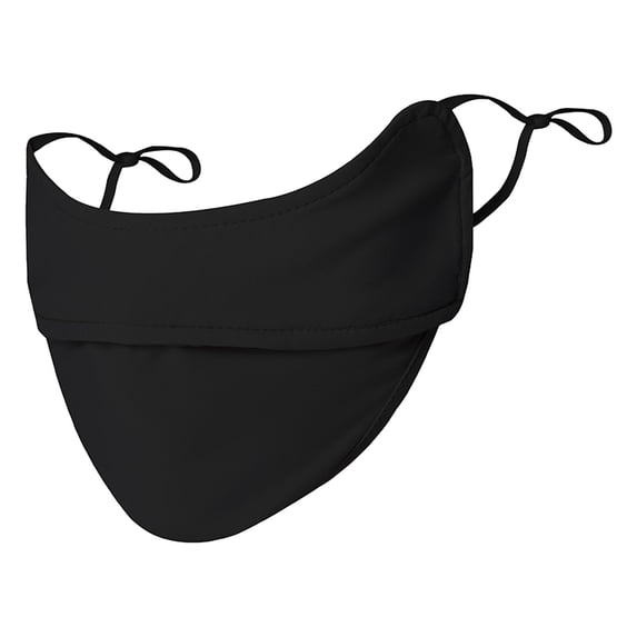 Pebbuoy Breathable Face Guard Solid Color Super Soft Friendly to Skin UV Protection Thin Three-Dimensional Sunscreen Face Guard