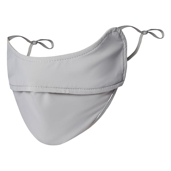Pebbuoy Breathable Face Guard Solid Color Super Soft Friendly to Skin UV Protection Thin Three-Dimensional Sunscreen Face Guard