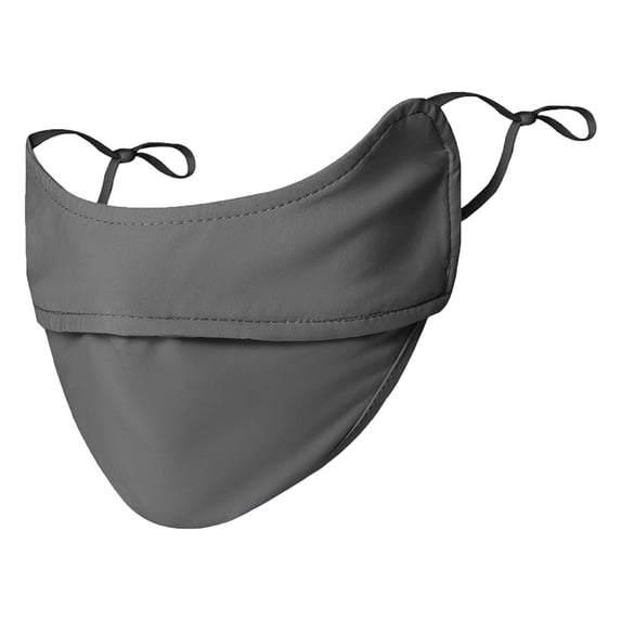Pebbuoy Breathable Face Guard Solid Color Super Soft Friendly to Skin UV Protection Thin Three-Dimensional Sunscreen Face Guard