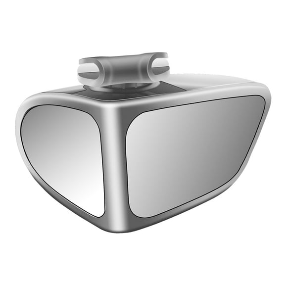 Pebbuoy Car Blind Spot Mirror Double-sided Clear Glass 360° Rotatable Universal SUV Truck Auto Wide Angle Left Right Rearview Wing Mirror Reversing Assist Mirror