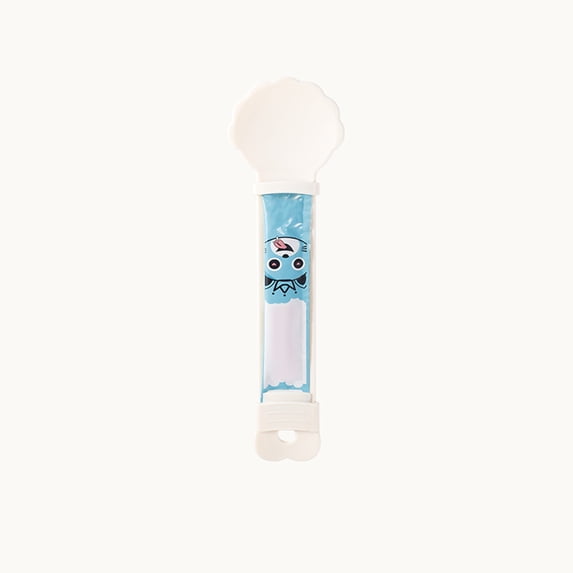 Pebbuoy Cat Strip Spoon Cartoon Shape Squeeze Feeder Food-Grade Pet Spoons for Wet Food And Different Cat Strip Sizes