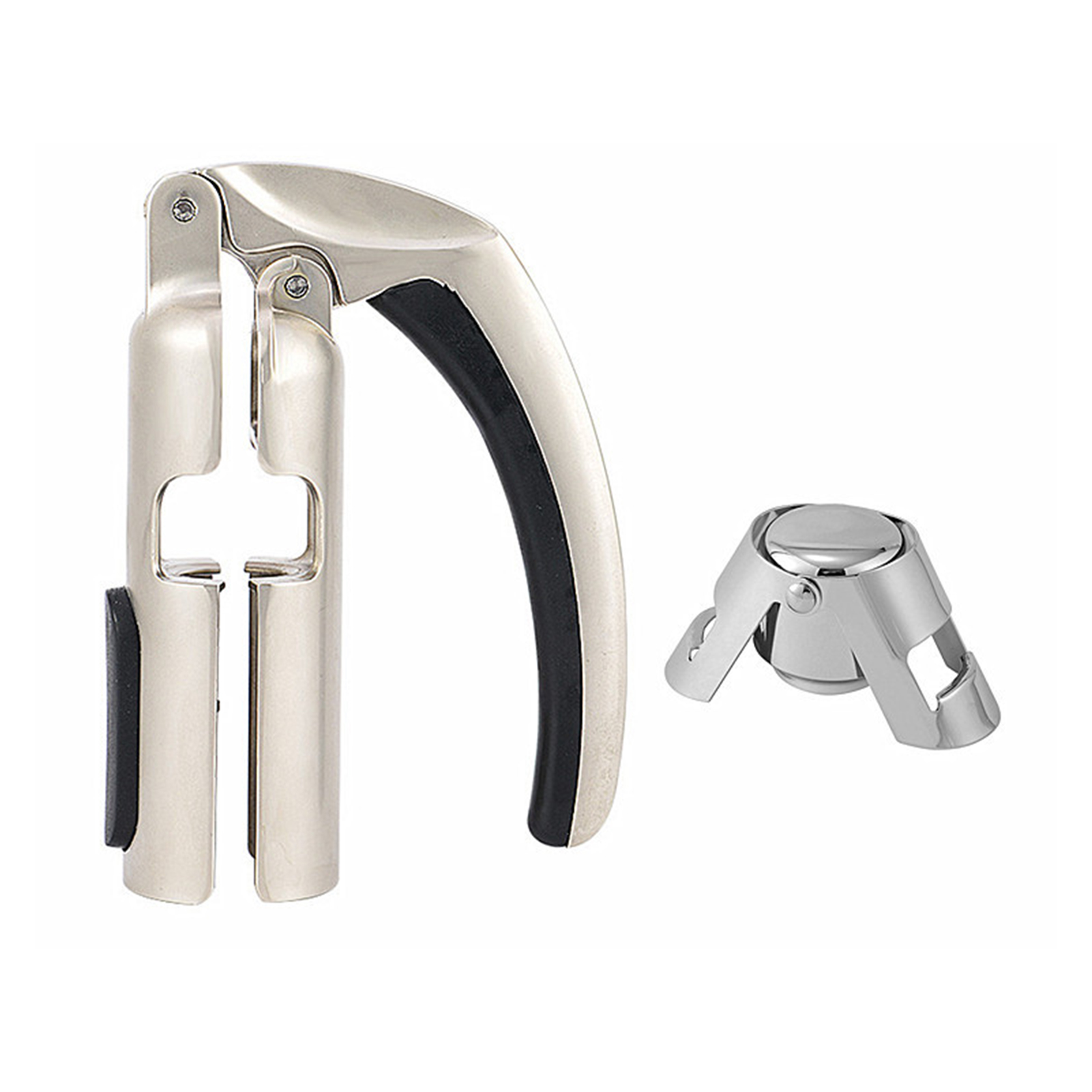 Pebbuoy Champagne Bottle Opener Cork Puller And Wine Stopper Easy to