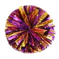thumbnail image 1 of Pebbuoy Cheerleading Bouquet Metallic Foil Hand Flowers Kids Teens Sports Team Ball Game Cheerleader Streamers Pom Poms, 1 of 7