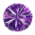 thumbnail image 1 of Pebbuoy Cheerleading Bouquet Metallic Foil Hand Flowers Kids Teens Sports Team Ball Game Cheerleader Streamers Pom Poms, 1 of 7