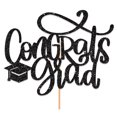 thumbnail image 1 of Pebbuoy Congratulations 2024 Graduation Cake Topper Congrats Grad Cake Decor Graduation Party Decorations Supplies, 1 of 7