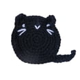 thumbnail image 1 of Pebbuoy Crochet Cartoon Cat Coaster Heat-resistant Non-slip Kitchen Countertop Table Protection Handmade Mug Coffee Tea Cup Holder Decoration, 1 of 7