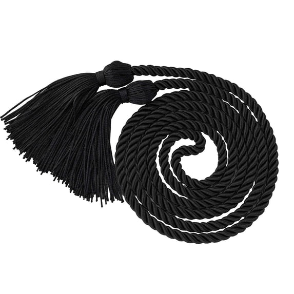 Pebbuoy Graduation Honor Rope with Tassel Strong Material Yarn Cord Single Rope Knotted Honor Cord Graduation Keepsake Accessories