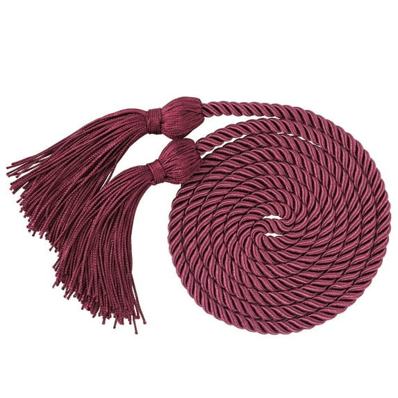 Pebbuoy Graduation Honor Rope with Tassel Strong Material Yarn Cord Single Rope Knotted Honor Cord Graduation Keepsake Accessories