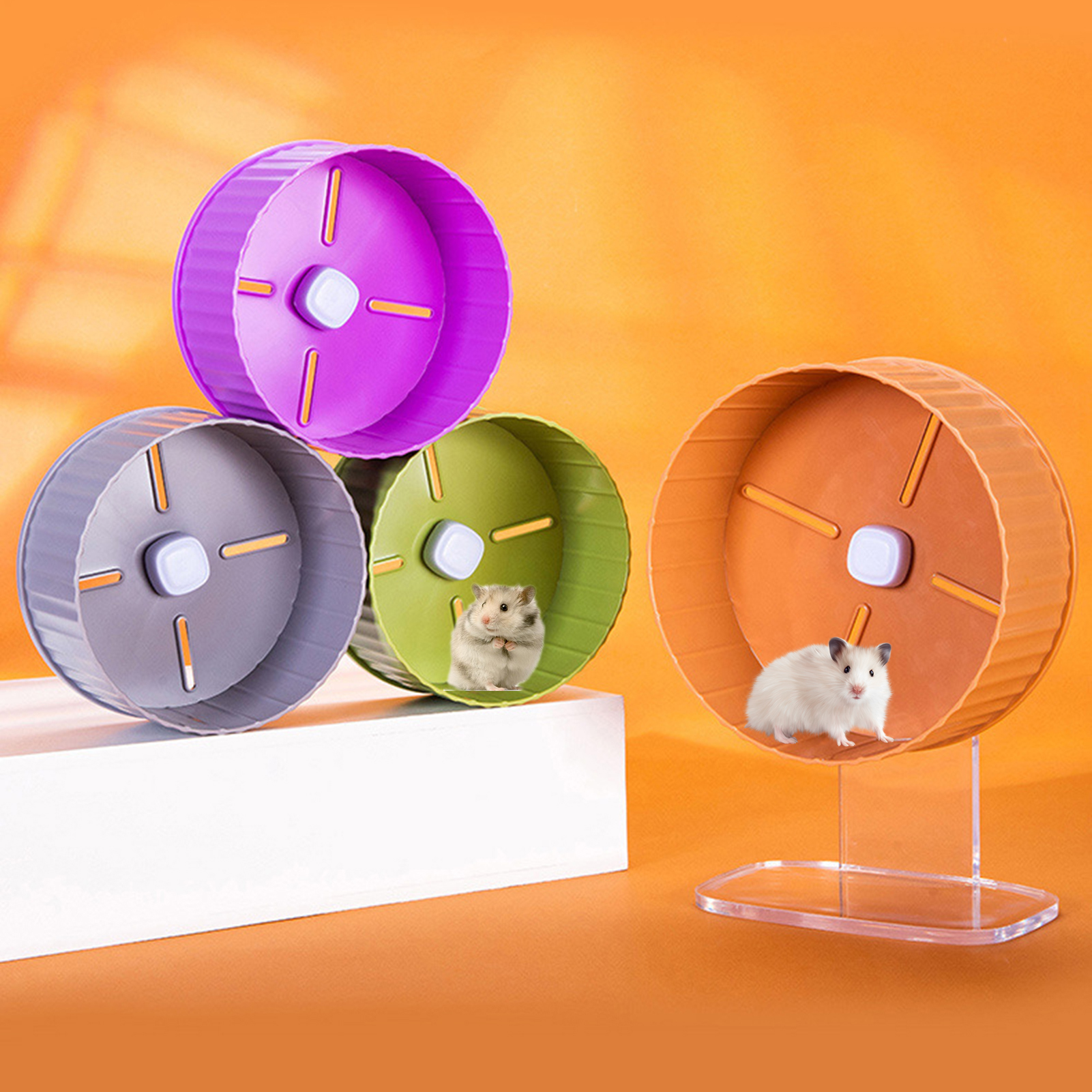 Stunning Hamsters And Exercise Wheel Cage Safety image