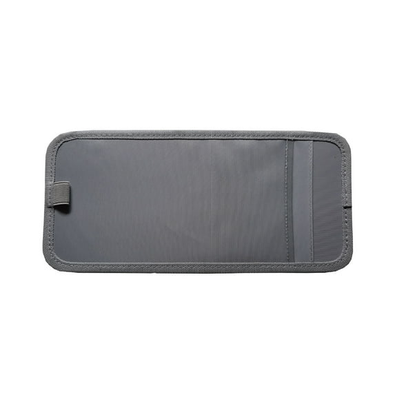 Pebbuoy Handicap Placard Holder Disabled Parking Permit Sign Protector Universal Easy to Install Car Visor Auto Card Clip with Pen Holder