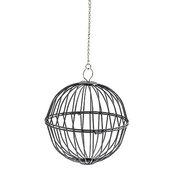 Pebbuoy Hanging Chicken Feeder Hamster Rabbit Treat Ball Vegetable String Ball Poultry Fruit Holder with Adjustable Height Stainless Steel Chain Easy Assembly Feeding Tool for Poultry Chinchillas
