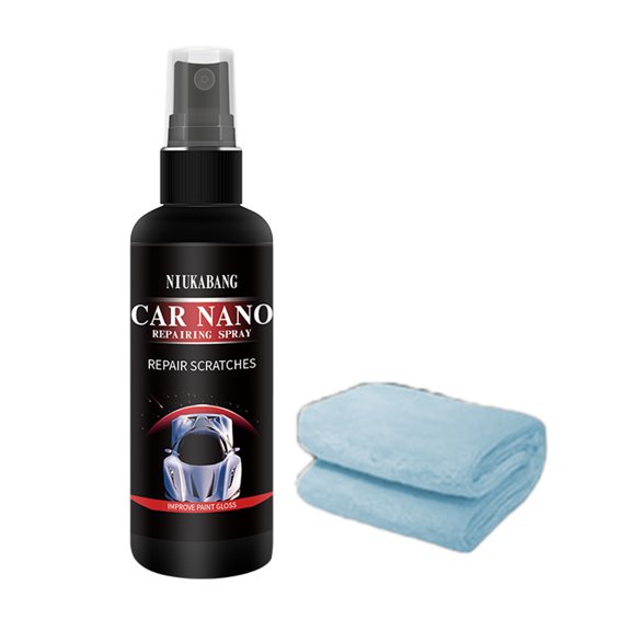 Pebbuoy High Protection Fast Coated Car Nano Spray with Towel Eco-friendly Ultra-hydrophobic Effective Scratch Repairing Car Coating Spray