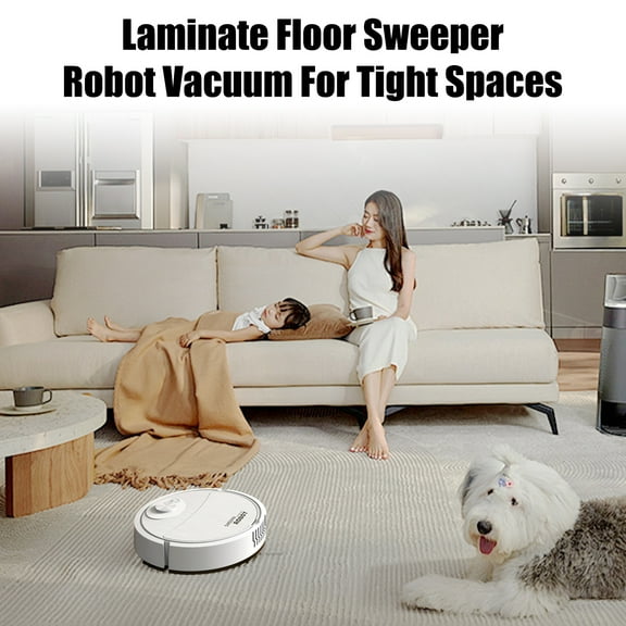 Pebbuoy Intelligent Sweeping Robot Vacuum Cleaner Strong Suction Low Noise One-key Start Rechargeable Automatic Mopping Smart Robot
