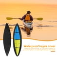 thumbnail image 1 of Pebbuoy Kayak Cover 210D Heavy Duty Waterproof Canoe Cover Fade-Resistant Kayak Accessory UV Protection Kayak Storage Cover for Canoe Paddle Board SUP, 1 of 5