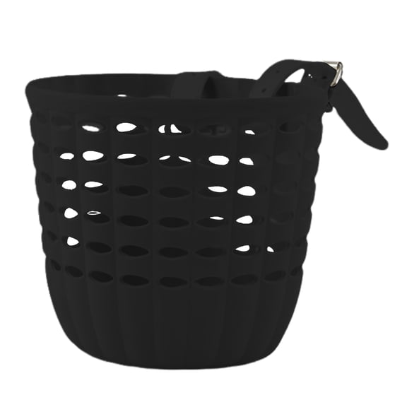 Pebbuoy Kids Bike Front Basket Storage Box Large Capacity Strong Load-bearing Universal Easy to Install Bicycle Basket with Adjustable Straps