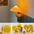 thumbnail image 1 of Pebbuoy LED Night Lamp Creative Shape Energy-saving Plug-Play Flicker Free Eye Protection with Light Sensor Cute Mushroom Night Lamp, 1 of 7