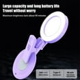thumbnail image 1 of Pebbuoy LED Selfie Ring Light 180-Degree Rotatable Design Super Bright 3 Modes Rechargeable Phone Magnetic Selfie Light Makeup Fill Light with Mirror, 1 of 7