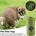thumbnail image 1 of Pebbuoy Leakproof Pet Litter Bag Rolls Sturdy Dog Cat Poop Bags Easy Dispense Durable Waste Bags Pet Garbage Bags for Parks Outdoor Travel, 1 of 7