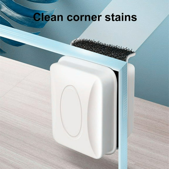 Pebbuoy Magnetic Fish Tank Brush Algae Scraper Cleaner Double-Sided Floating Glass Window Aquarium Accessories Easy to Hold And Operate Water Tank Cleaner Brush for Small Fish
