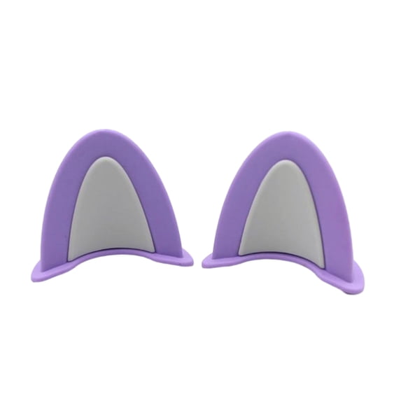 Pebbuoy Motorcycle Helmet Ears Decorations Vibrant Color Compact Size Easy to Install Novelty Ears Adorable Helmet Accessories