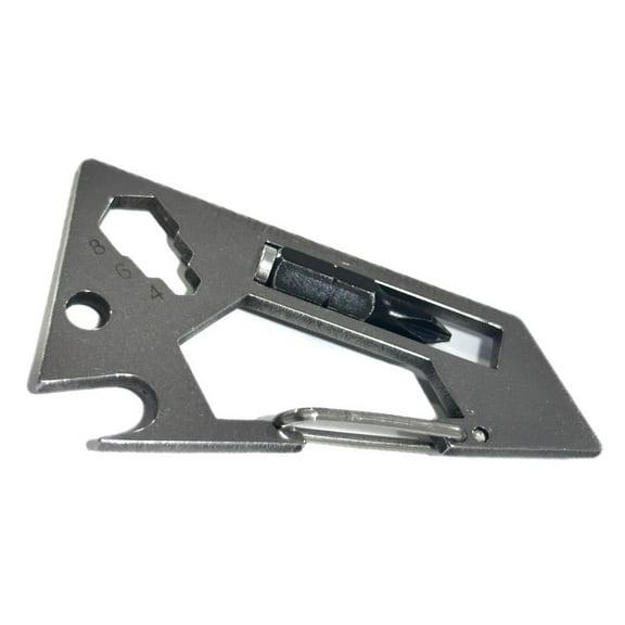 Pebbuoy Multifunctional Tool Spanner Anti-rust High Strength Keychain Portable Bottle Opener Carabiner Outdoor Camping Travel Survival Gear