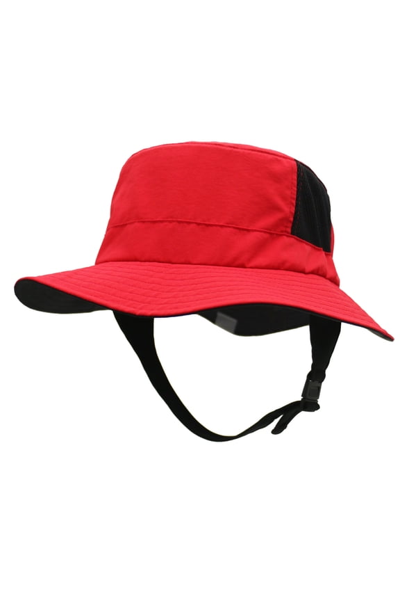 Outdoor Surf Sun Hat with Adjustable Chin Strap Soft Breathable Quick Dry Wide Brim UV Protection Fisherman Hat