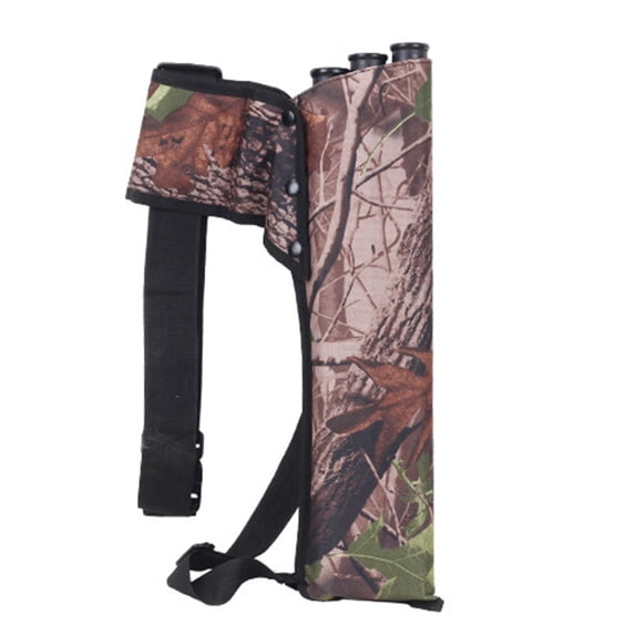 Pebbuoy Oxford Cloth Quiver Adjustable Archery Bag Durable Three-tube Design Arrow Holder Sports Accessories