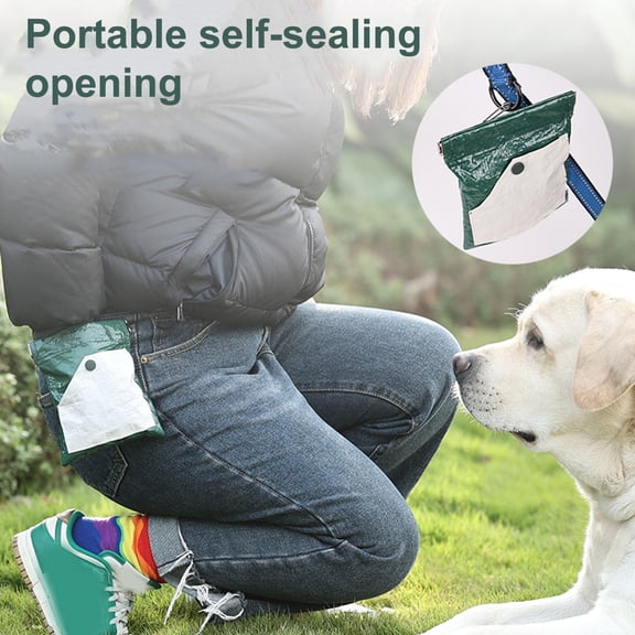 Pebbuoy Pet Snack Bag Portable Pet Training Treat Storage Pouch Compact Durable Dog Snack Container Pet Supplies